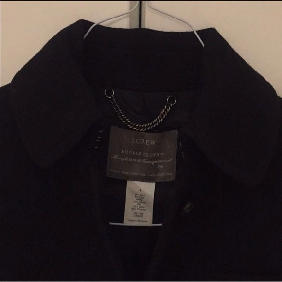 Jcrew Double Cloth Metro Lady Coat - Black - Picture 3 of 4